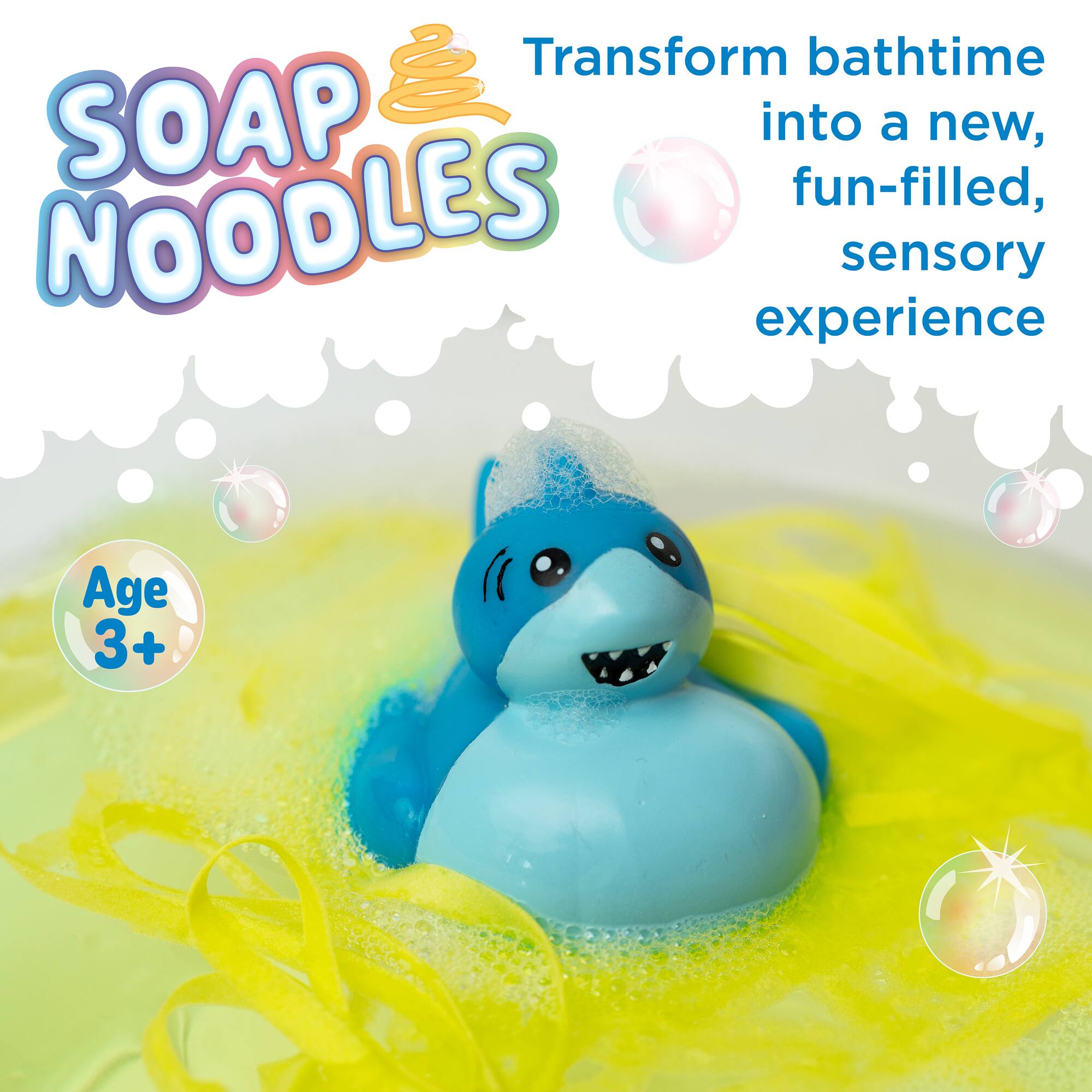 Creativity for Kids® Soap Noodles Nibbles the Shark Bathtub Kit